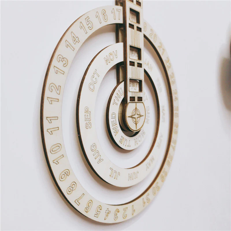 Eco-Friendly Perpetual Wall Calendar - Sustainable Circular Design - Image 12