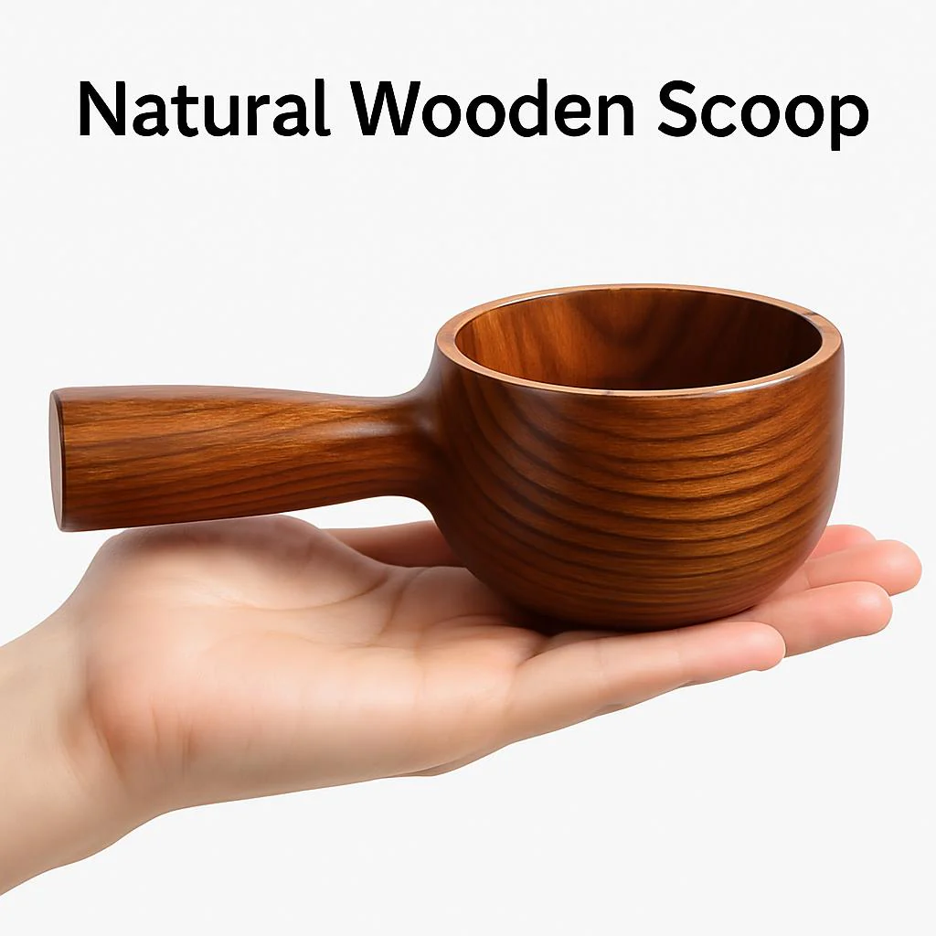 Natural Wooden Scoops for Kitchen & Bath - Eco-Friendly, Durable, Biodegradable - Image 4